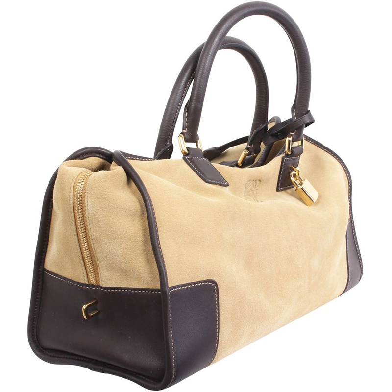 

Loewe Beige Suede Leather Tote Bag