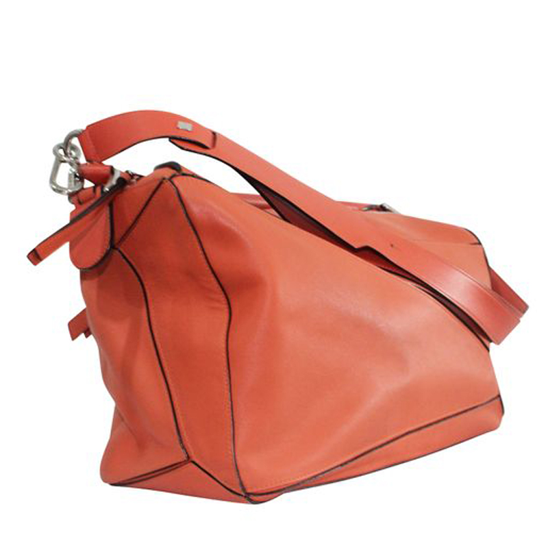 

Loewe Orange Leather Puzzle Bag