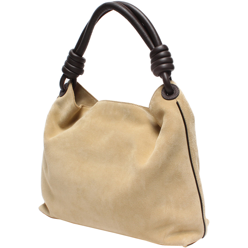 

Loewe Beige Suede Shoulder Bag