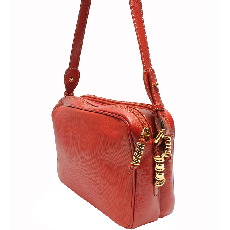 Loewe Red Leather Crossbody Bag