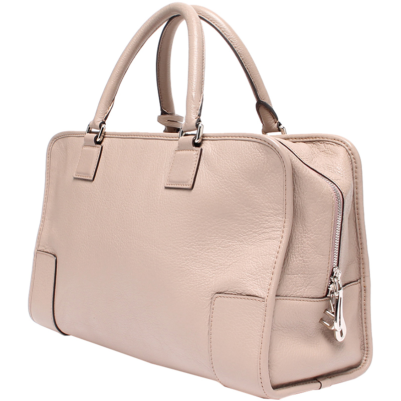 

Loewe Pink Leather Amazona 36 Tote