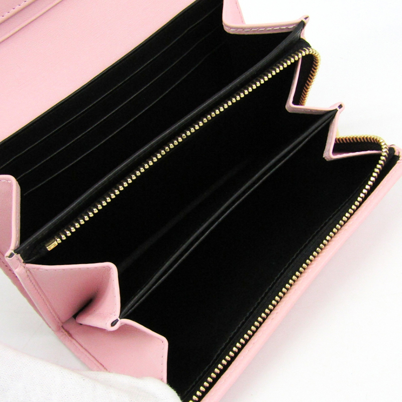 

Loewe Light Pink Leather Repeat Wallet