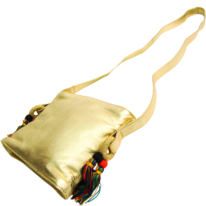 

Loewe Gold Leather Shoulder Bag