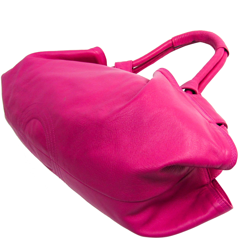 

Loewe Pink Nappa Leather Aire Hobo Bag
