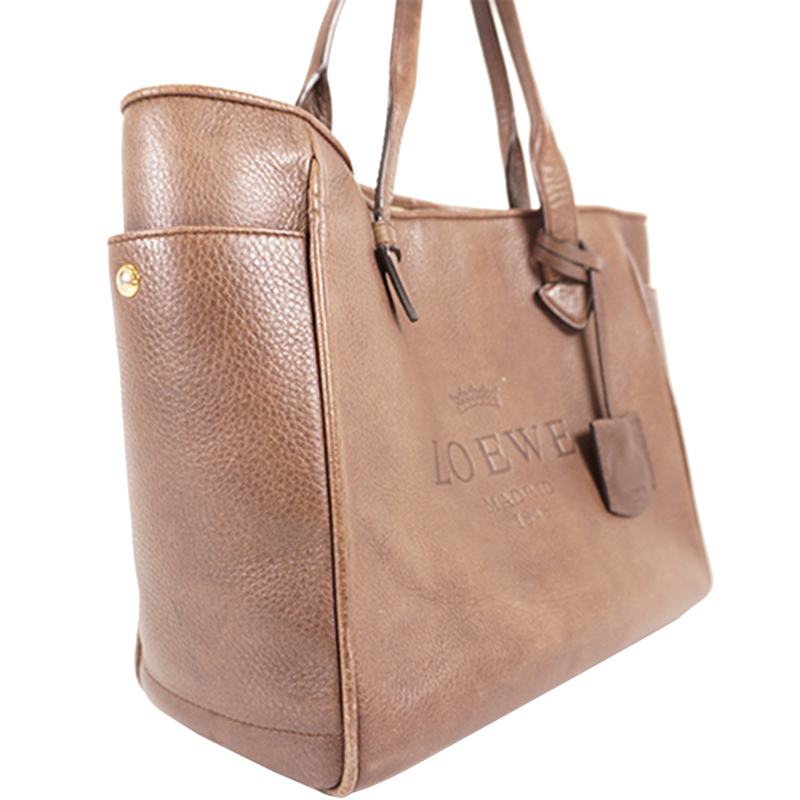 

Loewe Brown Leather Tote Bag