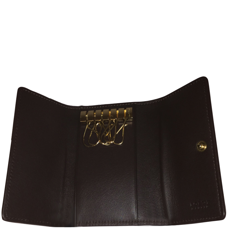 

Loewe Dark Brown Leather Key Case