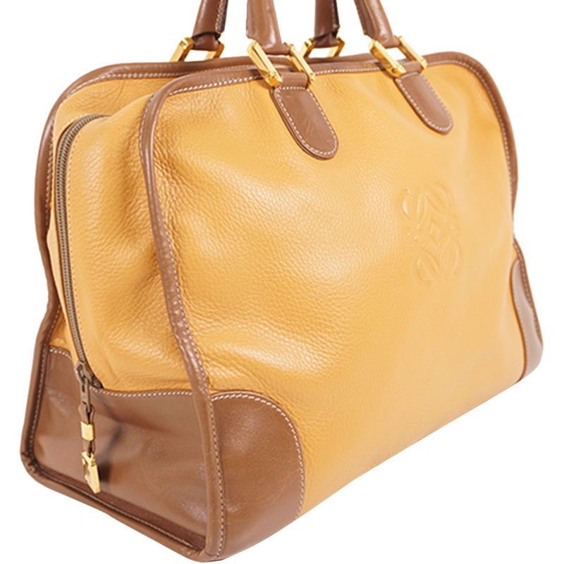 

Loewe Light Brown Leather Amazona Bag