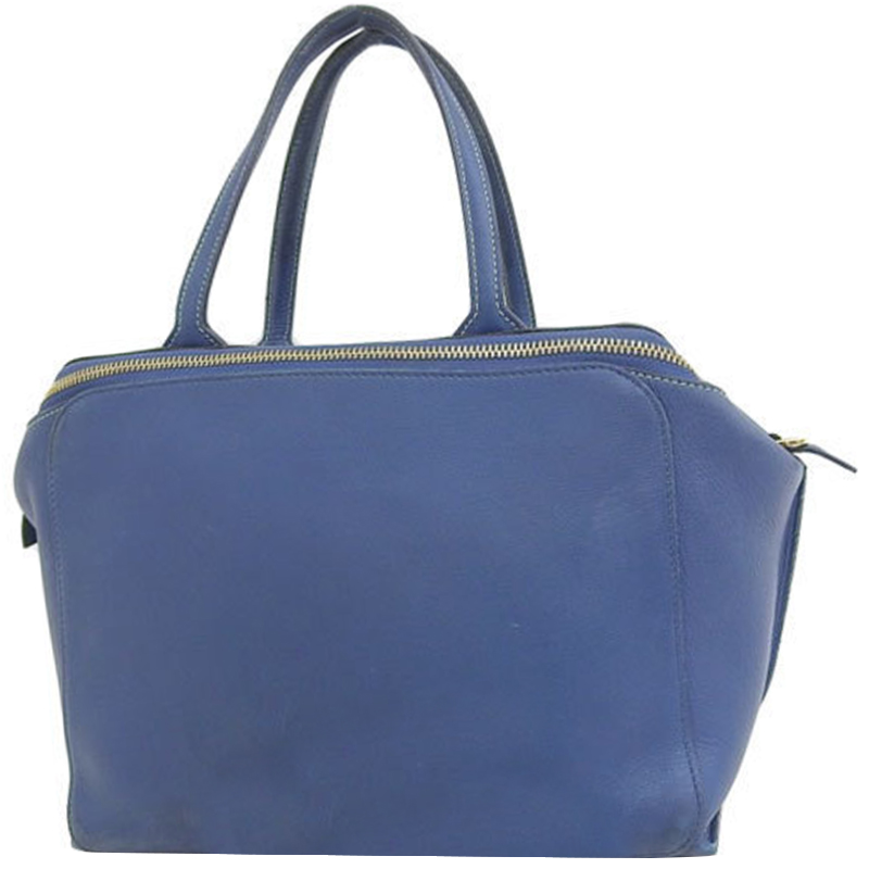 

Loewe Blue Leather Tote Bag