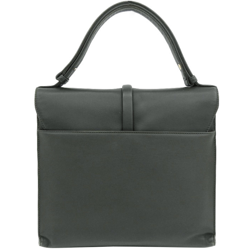 

Loewe Moss Green Leather Top Handle Bag