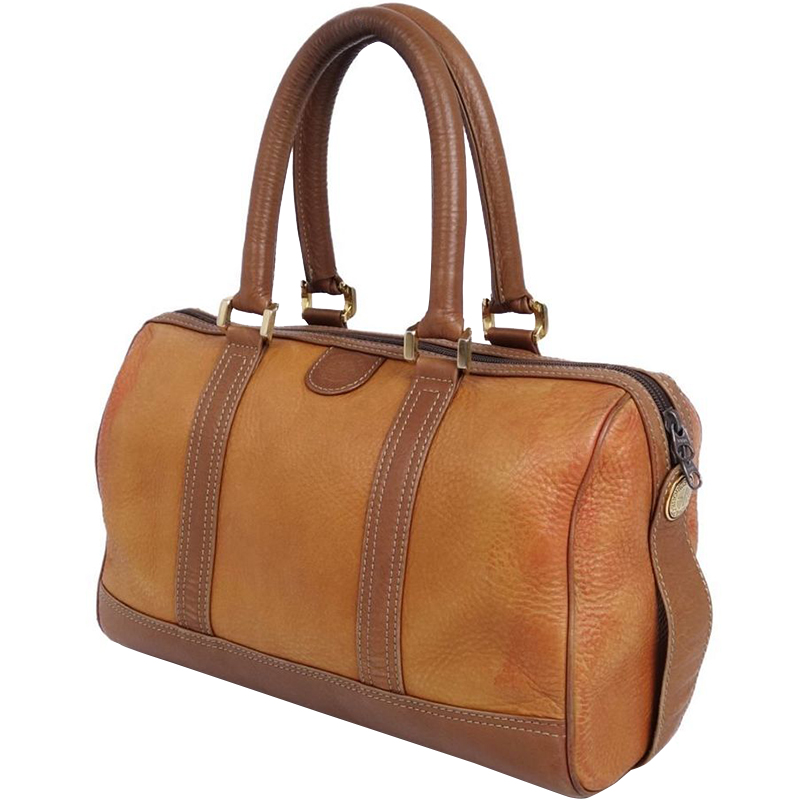 

Loewe Brown Leather Boston Bag