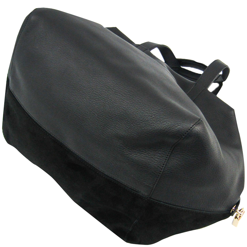 

Loewe Black Suede Satchel