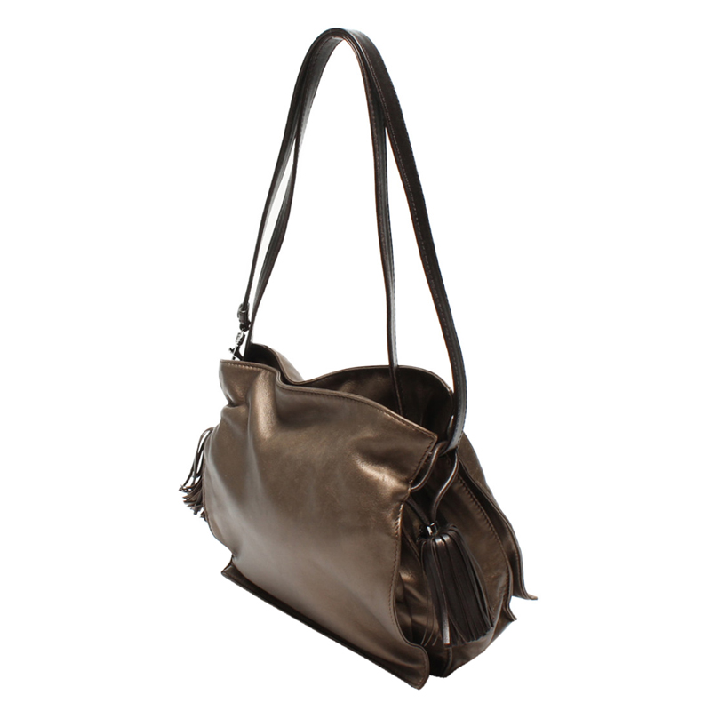

Loewe Brown Leather Flamenco Shoulder Bag
