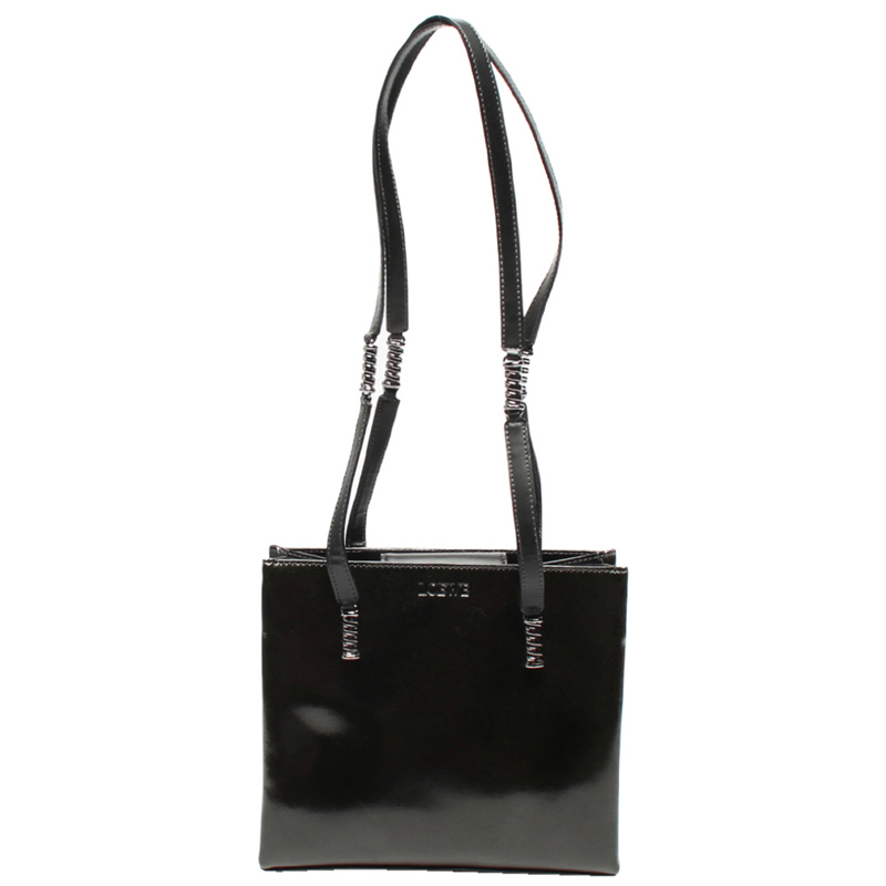 Preowned Loewe Green Leather Shoulder Bag ModeSens