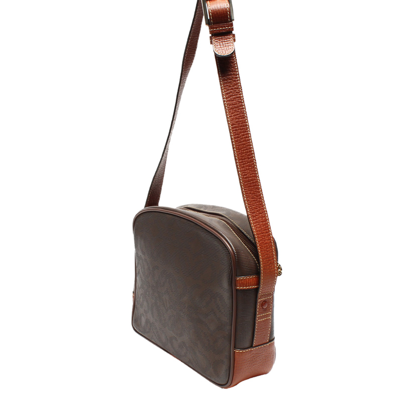 

Loewe Brown Anagram Canvas Shoulder Bag