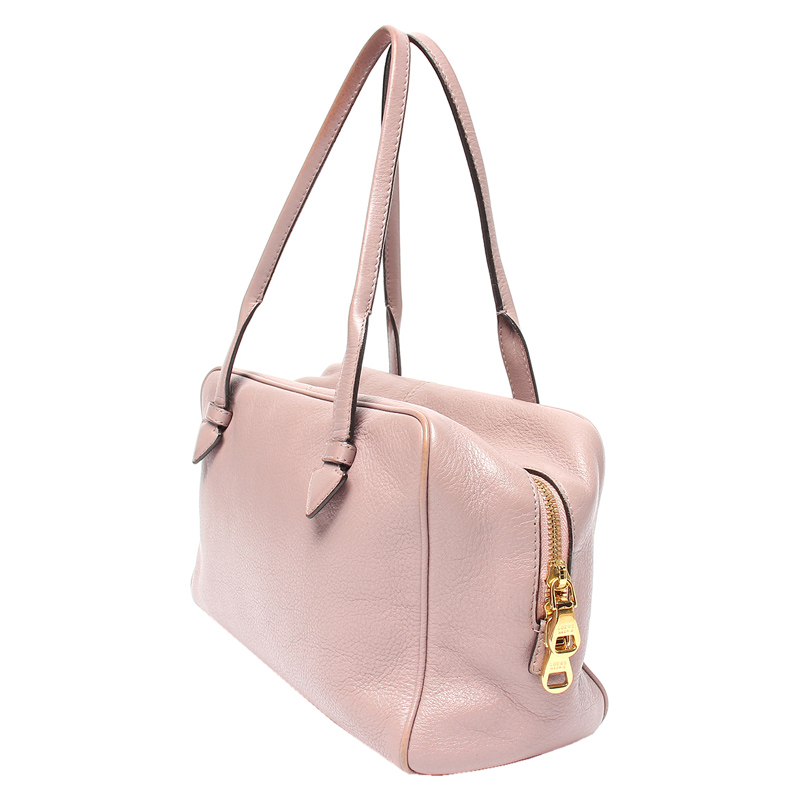 

Loewe Pink Leather Heritage Bag