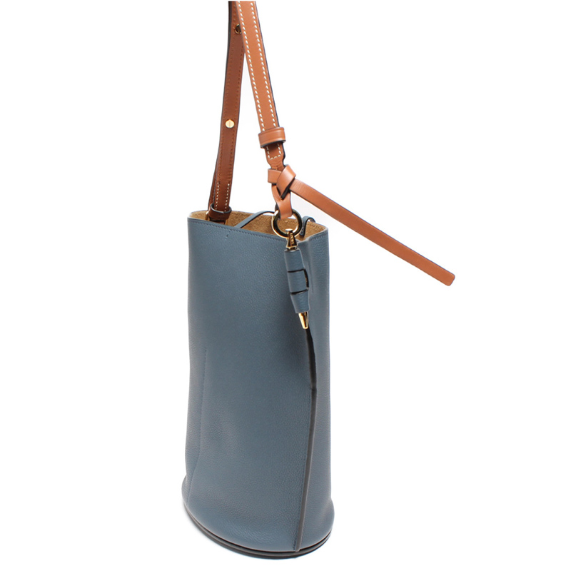 

Loewe Blue Leather Bucket Shoulder Bag