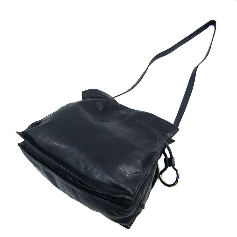

Loewe Navy Leather Flamenco 30 Shoulder Bag, Navy blue