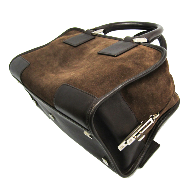 

Loewe Khaki/Brown Leather And Suede Amazona 28 Bag