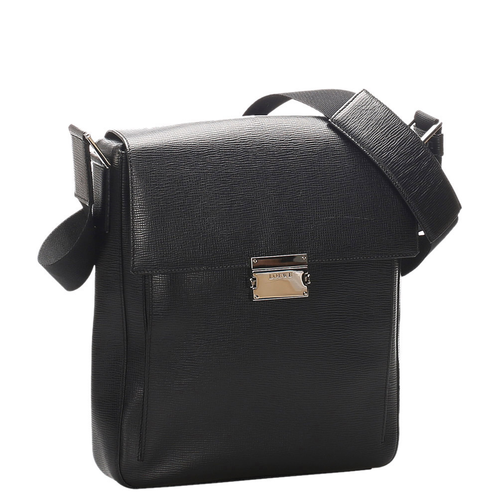 

Loewe Black Leather Crossbody Bag