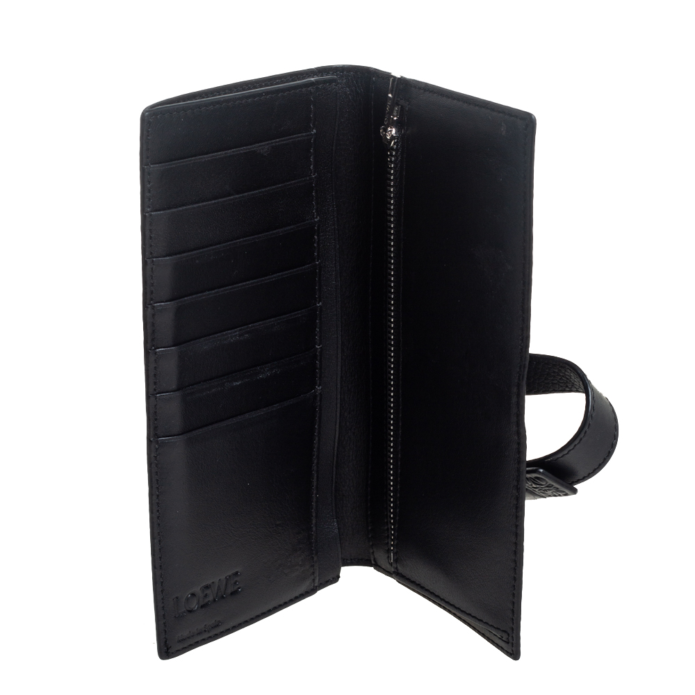 

Loewe Black Leather Continental Wallet