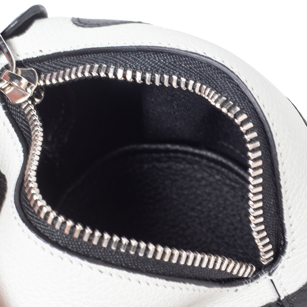 

Loewe Black/White Leather Panda Coin Purse