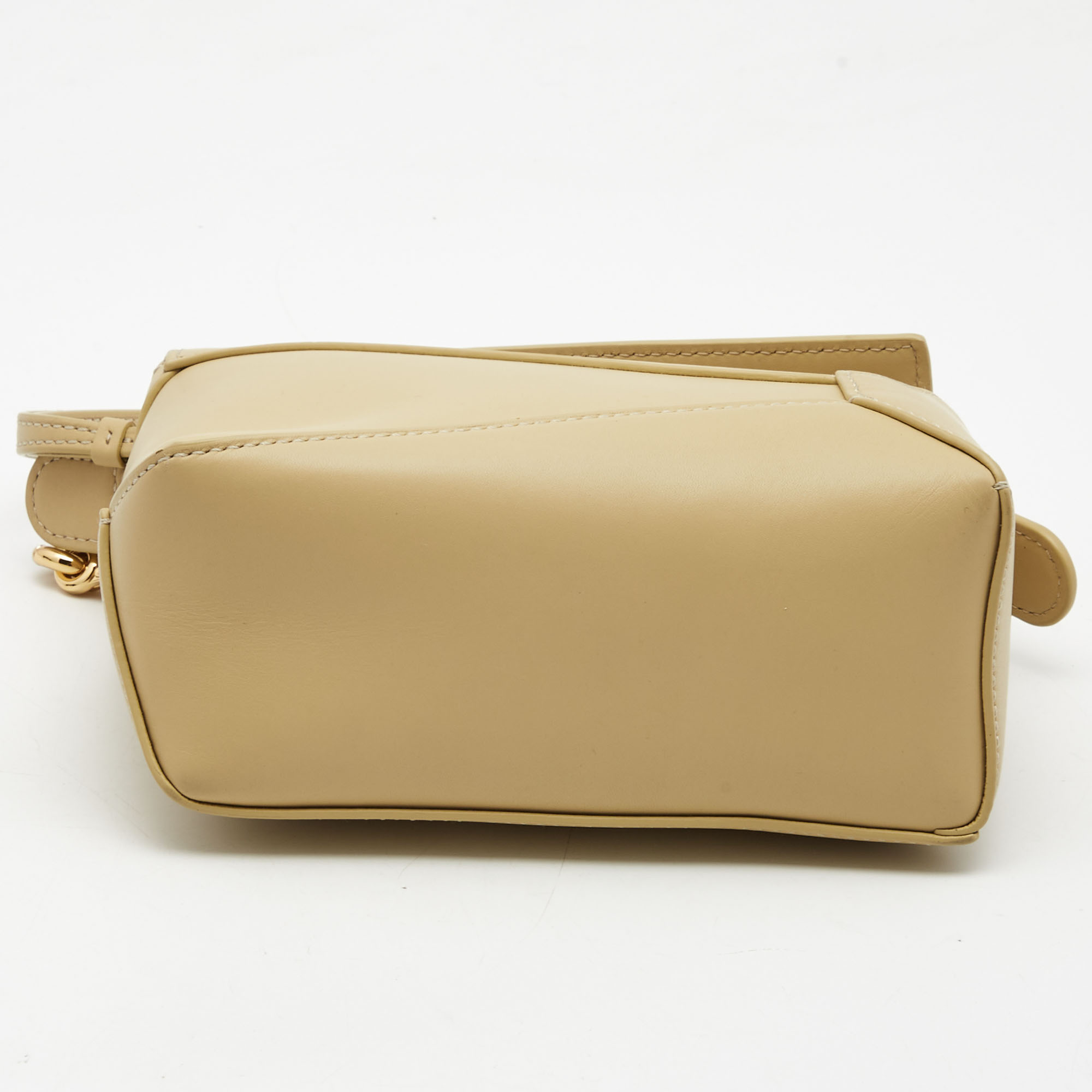 Loewe Cream Leather Mini Puzzle Top Handle Bag Loewe | TLC