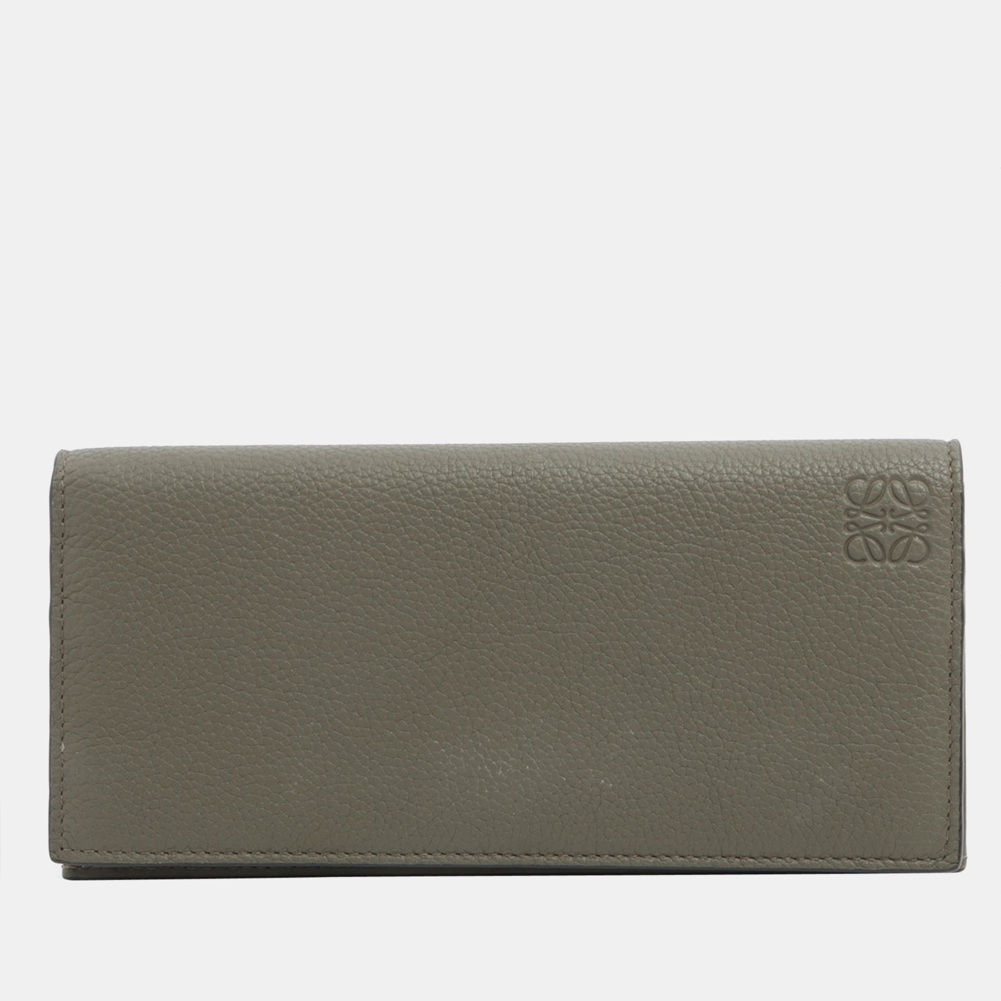 LOEWE x Howls Calcifer Slim Zip Bifold Wallet In Satin Calfskin Black