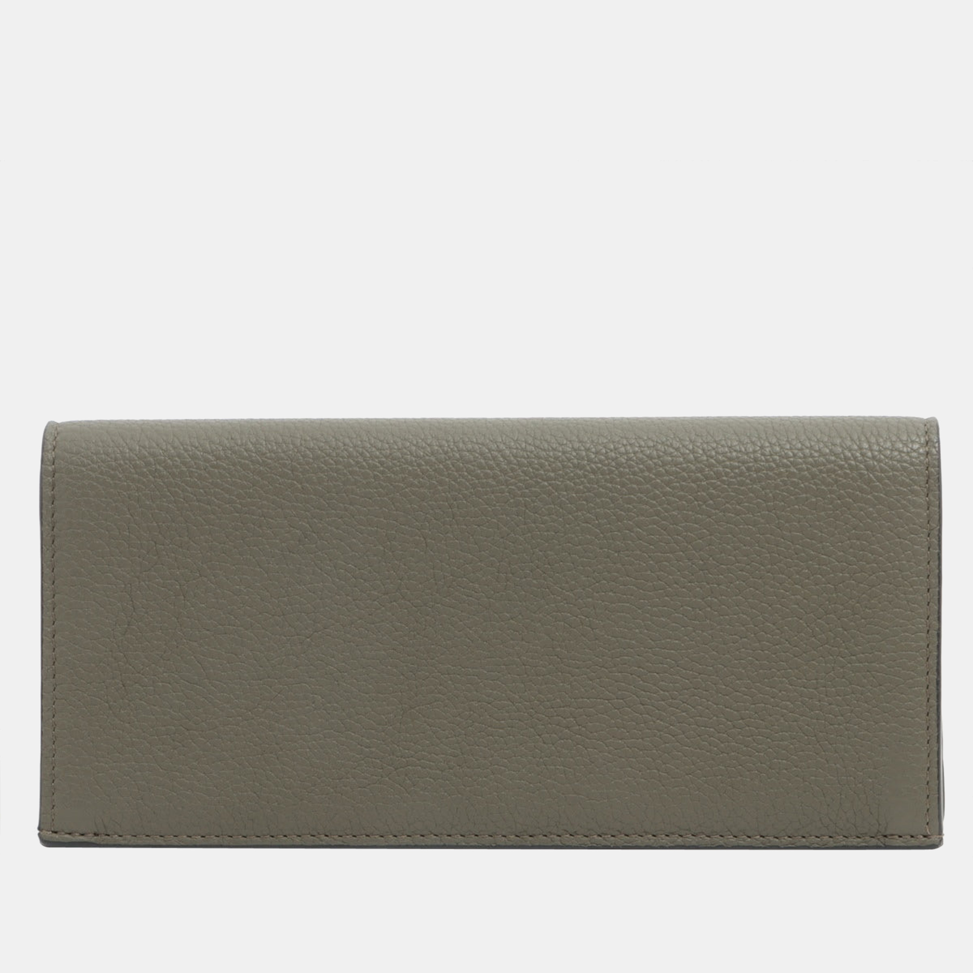 

Loewe Anagram Leather Long wallets Khaki, Green