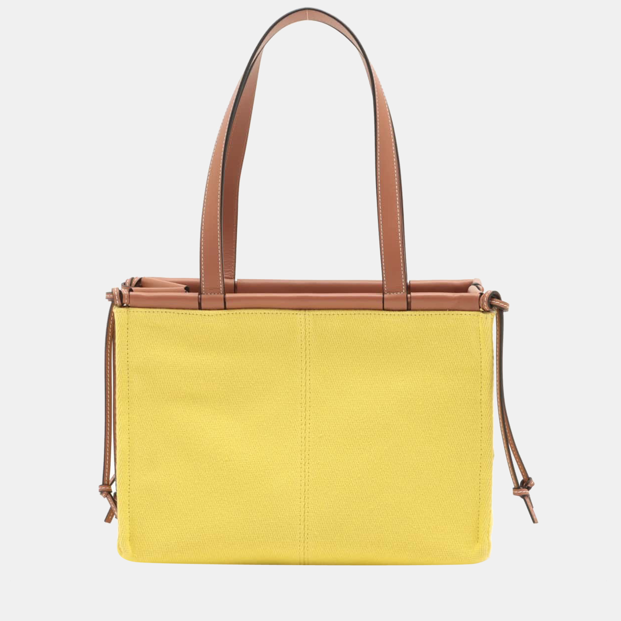 

Loewe Cushion Canvas & leather Tote bag Yellow