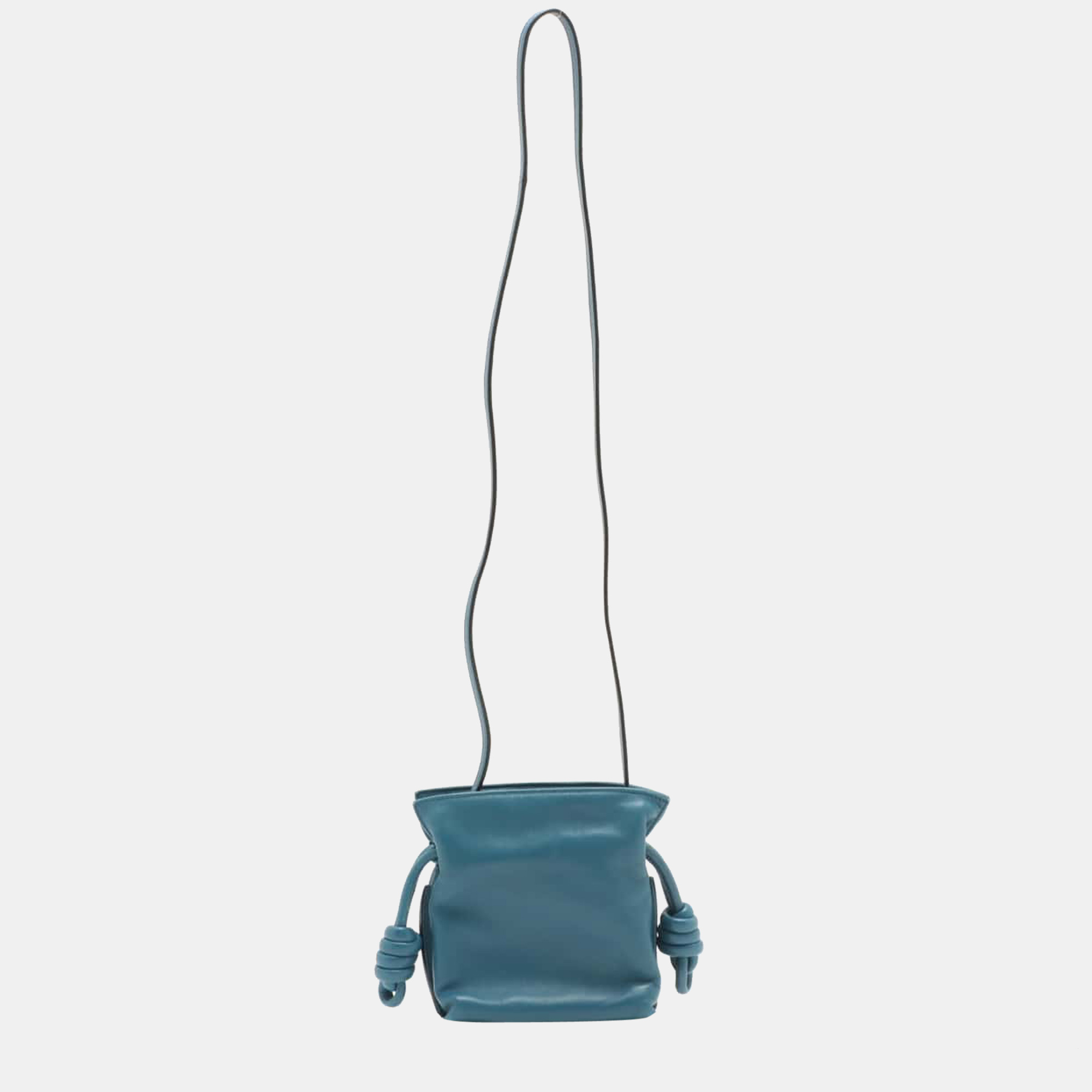 

Loewe Flamenco Leather Shoulder bag Blue