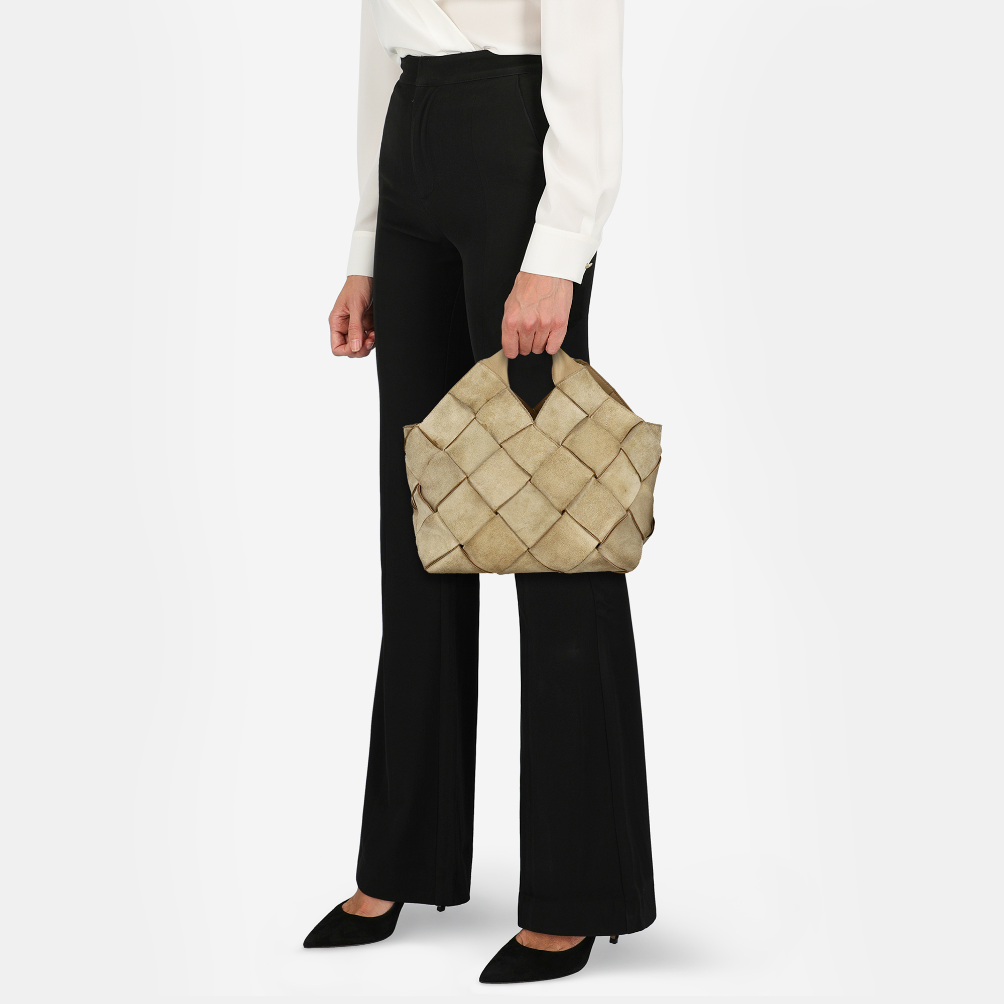 

Loewe Women's Leather Tote Bag - Beige