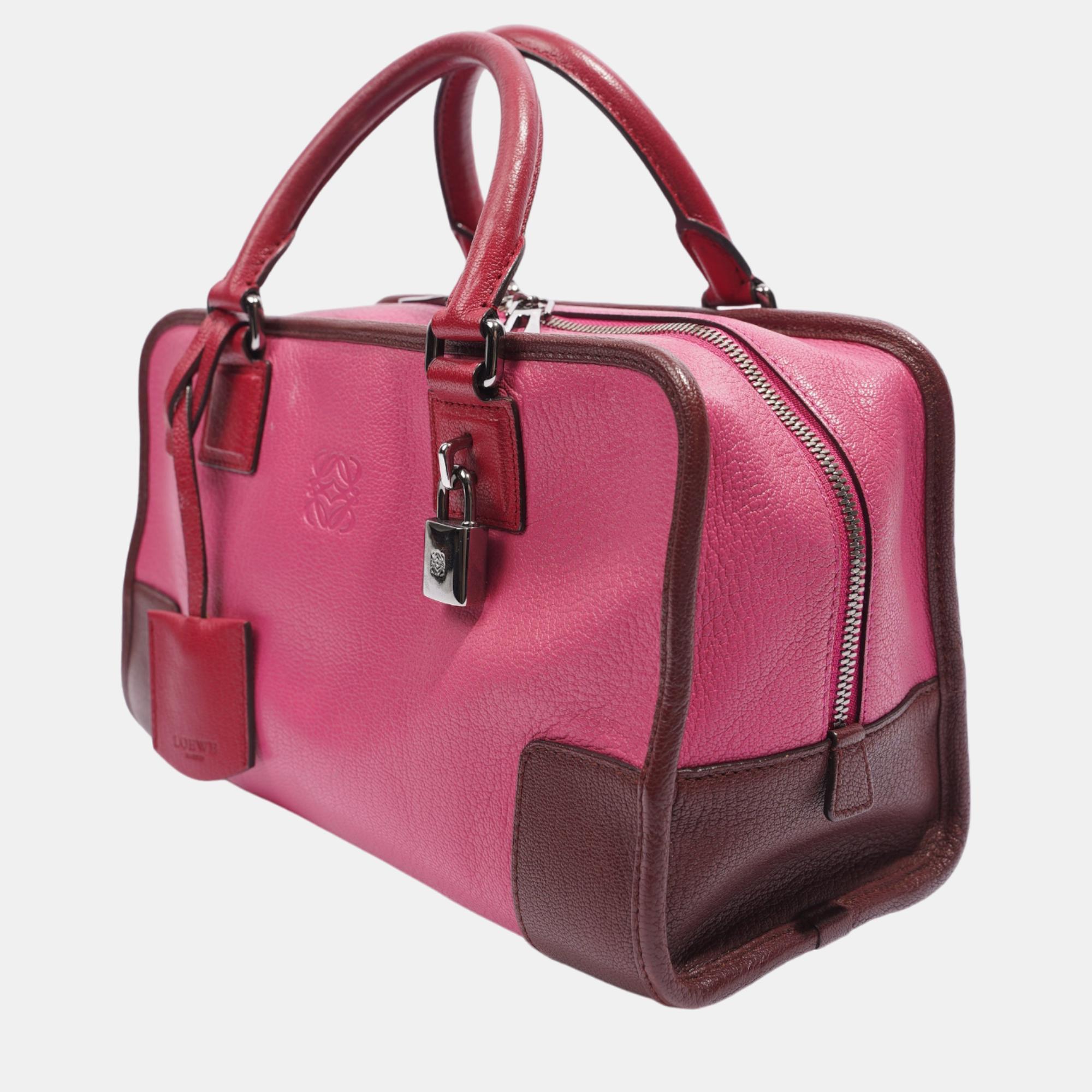 

Loewe Amazona Pink / Purple Grained Leather 28