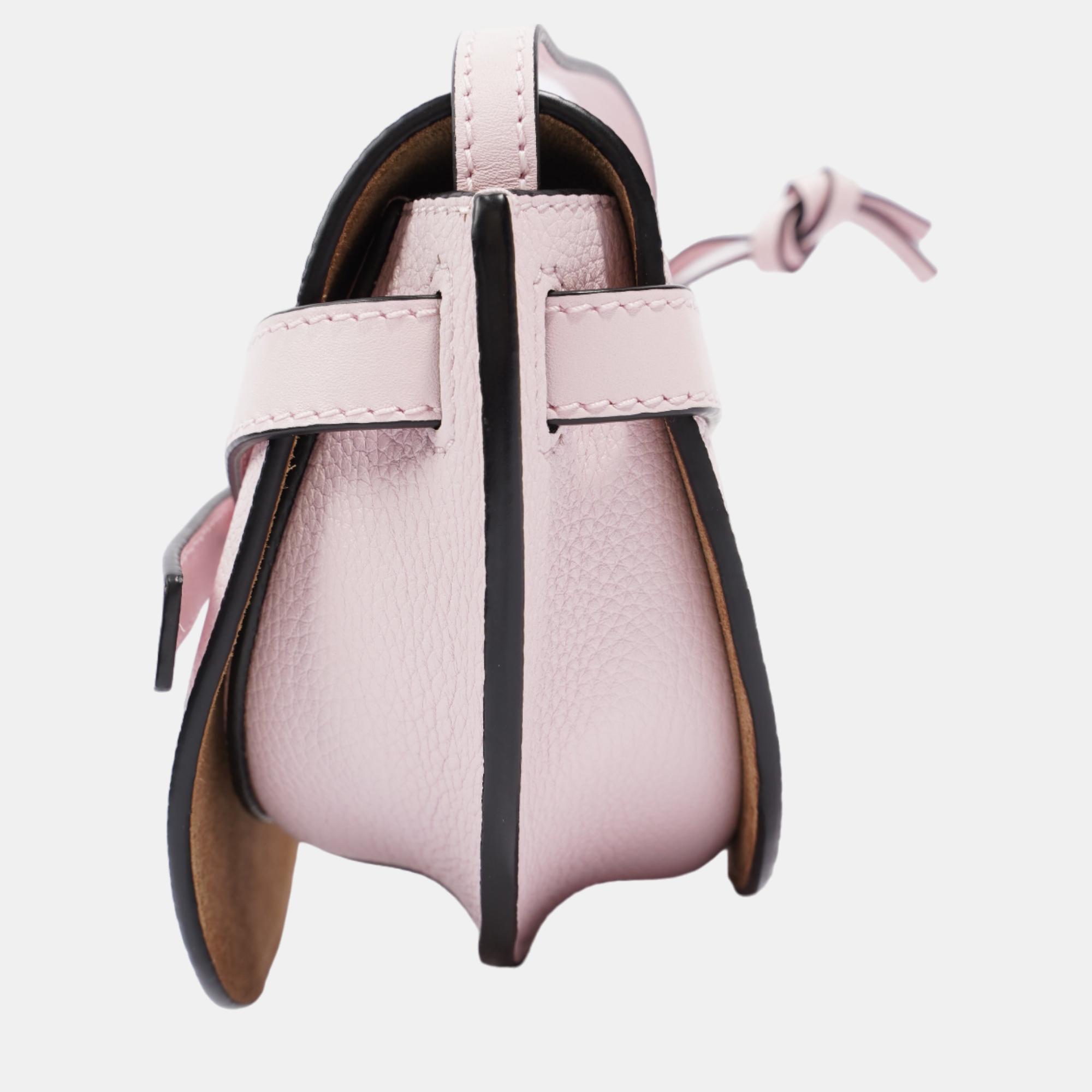 

Loewe Gate Dual Bag Icy Pink Calfskin Leather Mini