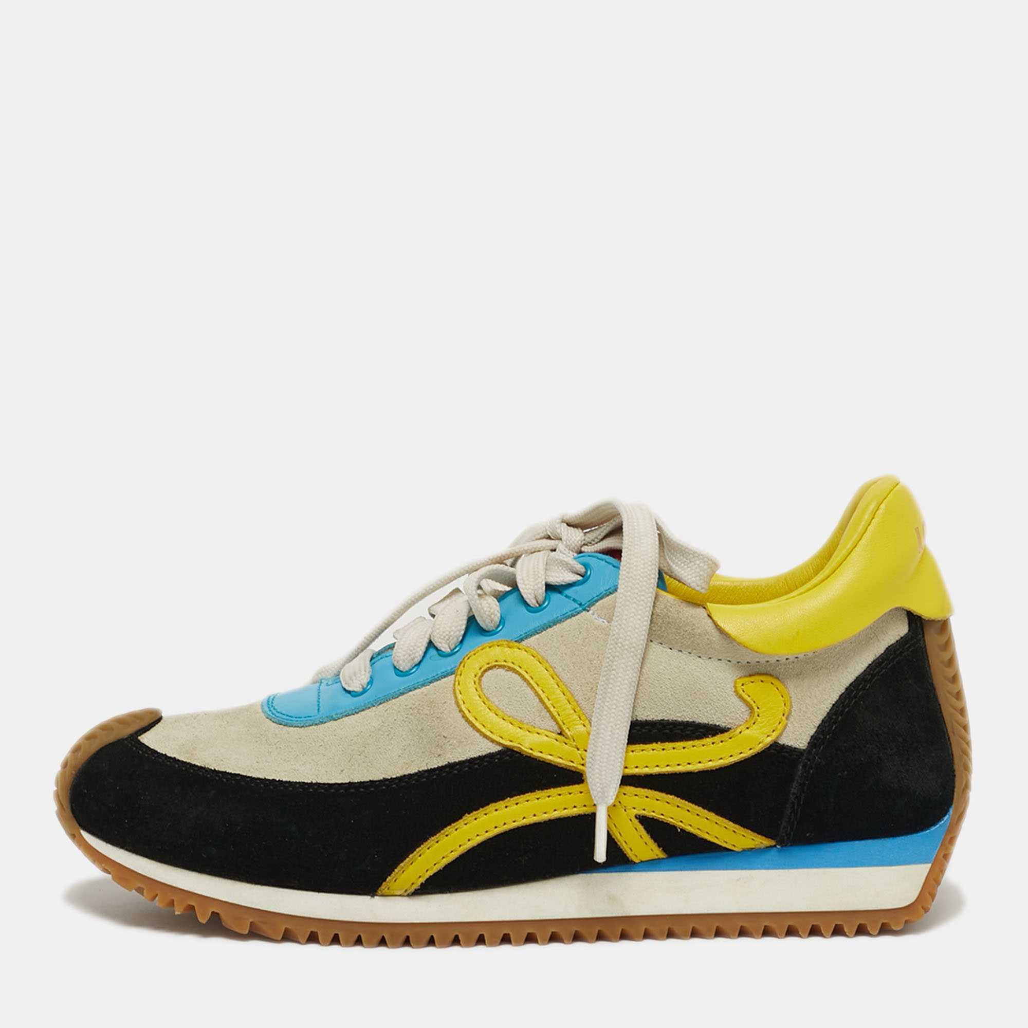 

Loewe Flow Runner Size  Multicolor Leather and Suede Low Top Sneakers