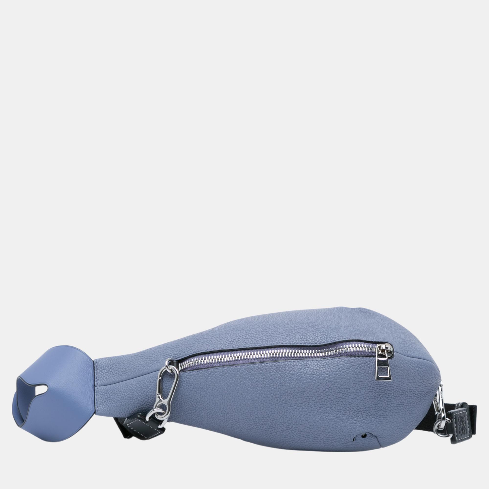 

Loewe Blue Leather Whale Belt Bag