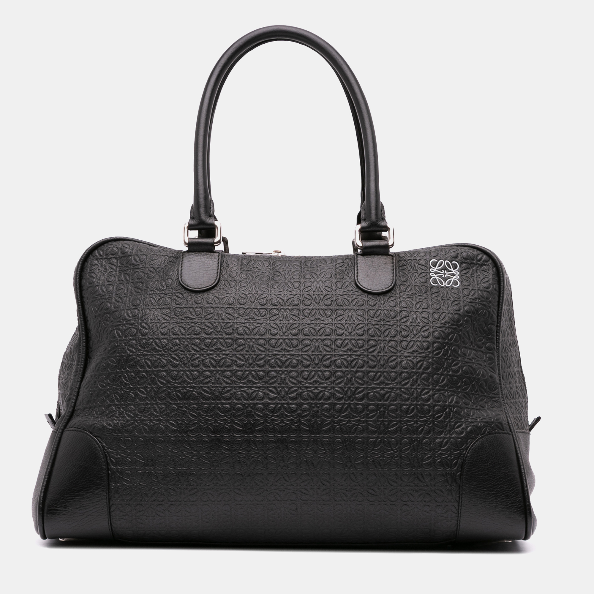 

Loewe Black  Anagram Embossed Amazona 75 Travel Bag