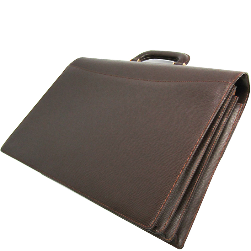 

Loewe Brown Leather Briefcase