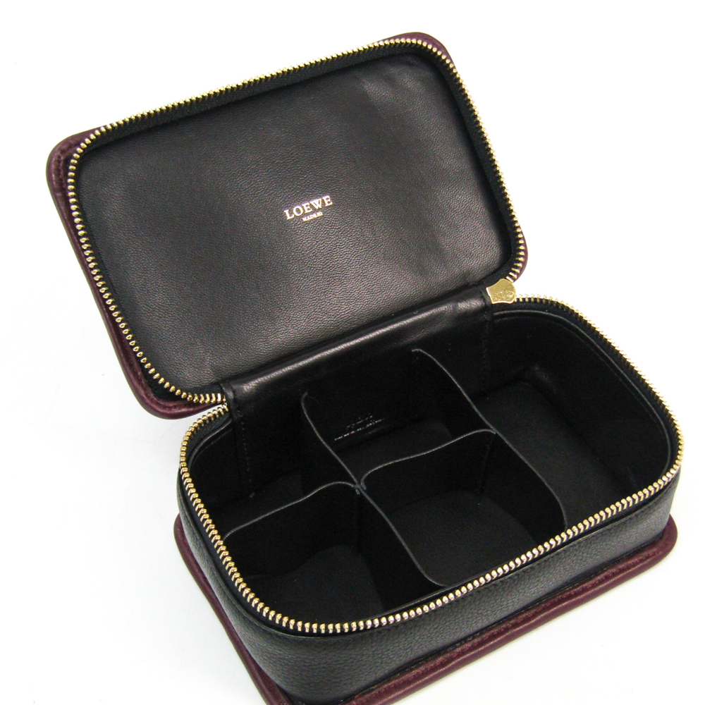 

Loewe Bordeaux/Black Leather Lens Holder