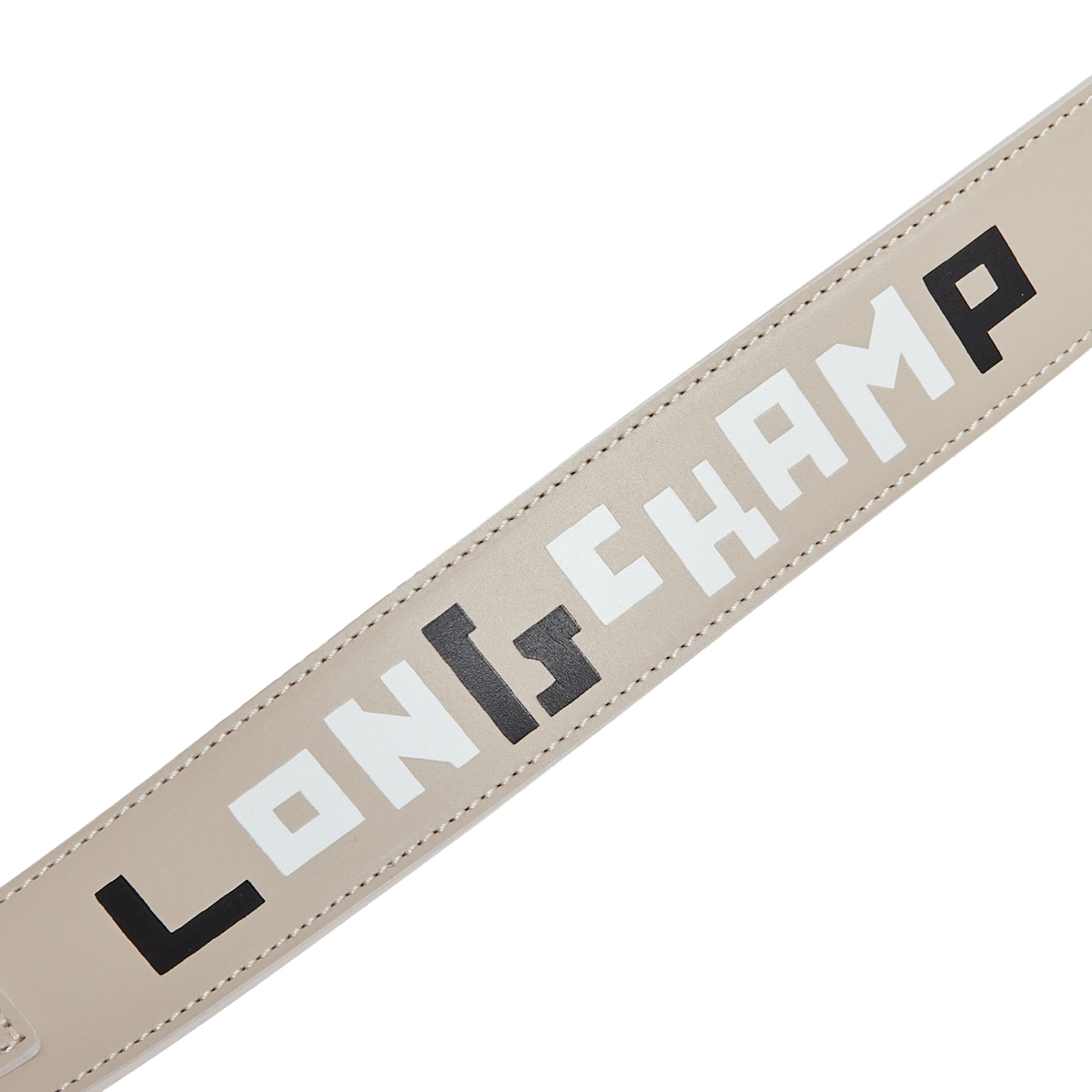 

Longchamp Pale Pink Leather Logo Shoulder Bag Strap