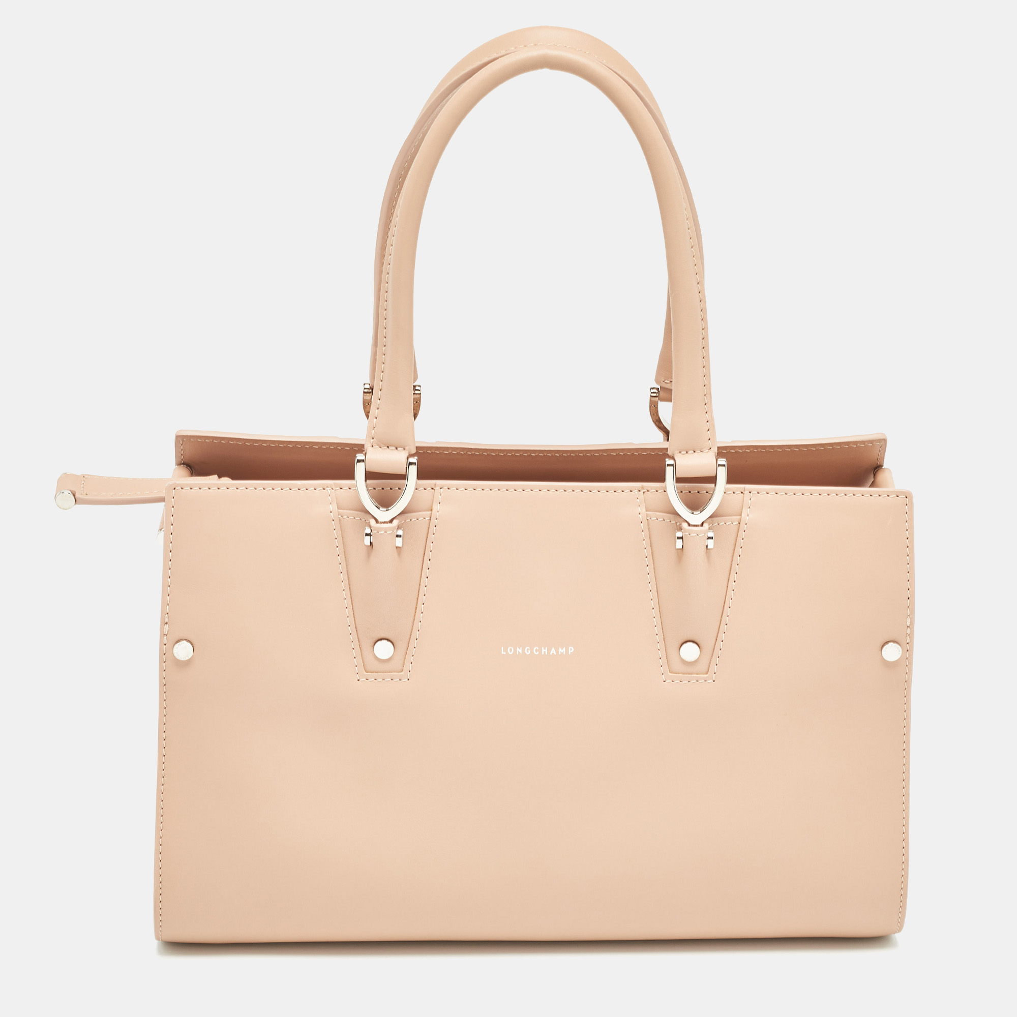 

Longchamp Beige Leather Small Paris Premiere Tote