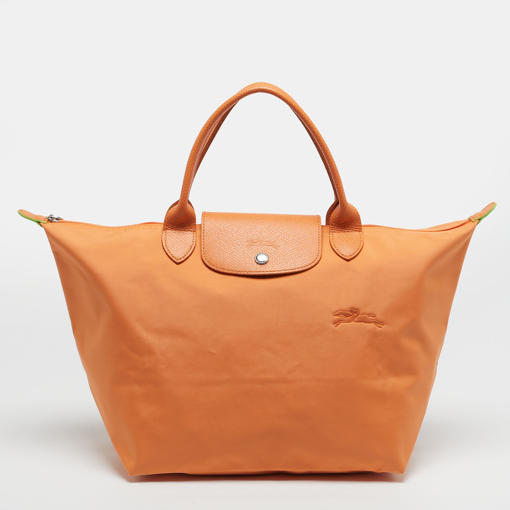 

Longchamp Le Pliage  Orange Nylon Tote