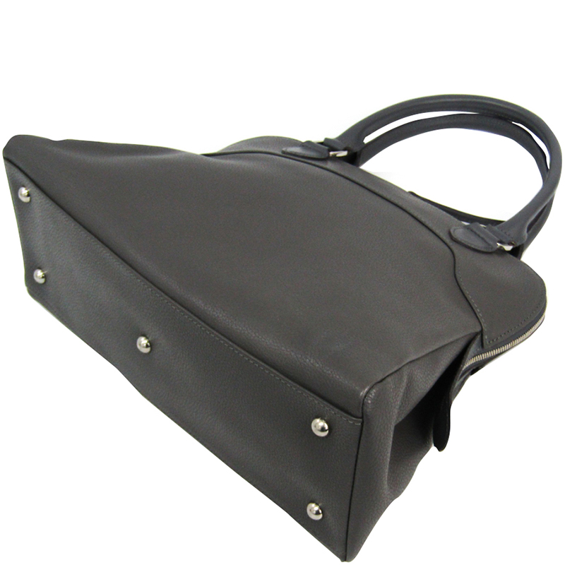 

Longchamp Gray Leather Shoulder Bag, Grey
