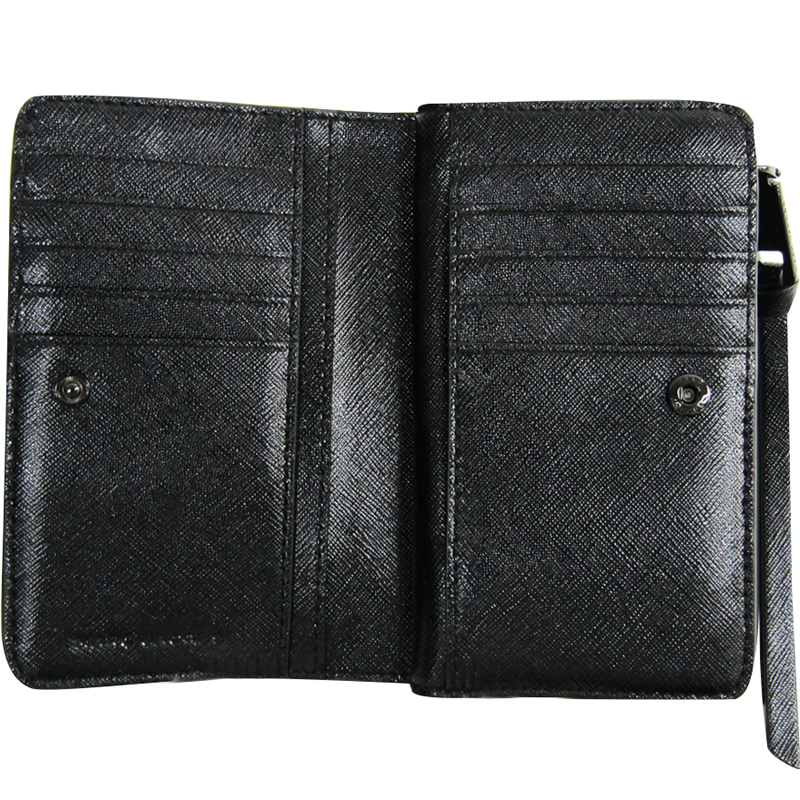 

Marc Jacobs Black Coated Leather Snapshot Wallet