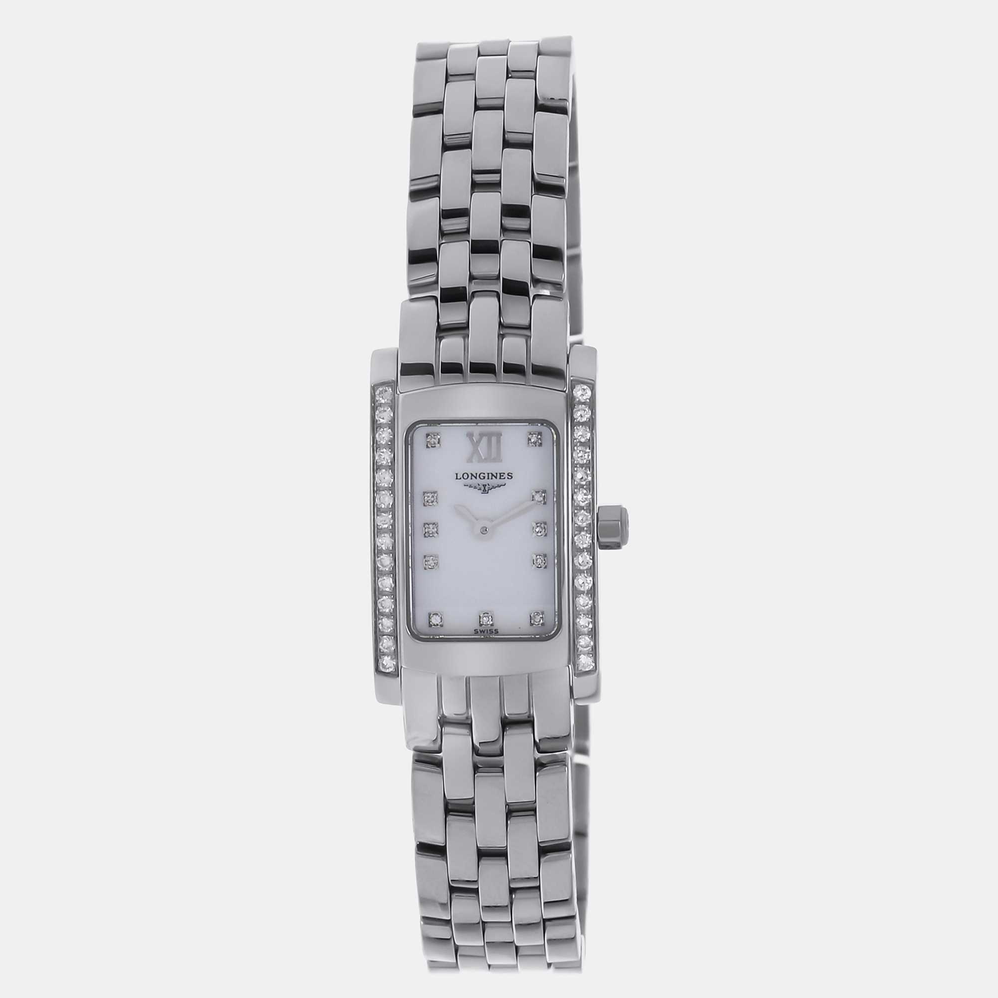 Pre-owned Longines Dolce Vita Diamond Stainless Steel Quartz Women's ...