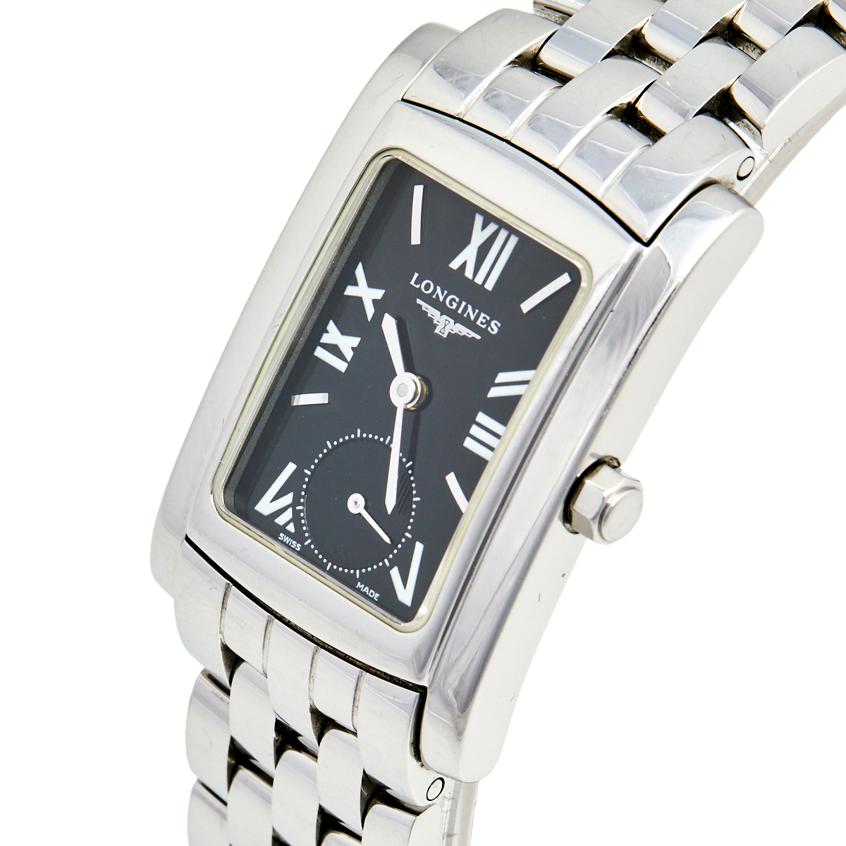 

Longines Black Stainless Steel Dolce Vita L5.502.4 Women's Wristwatch