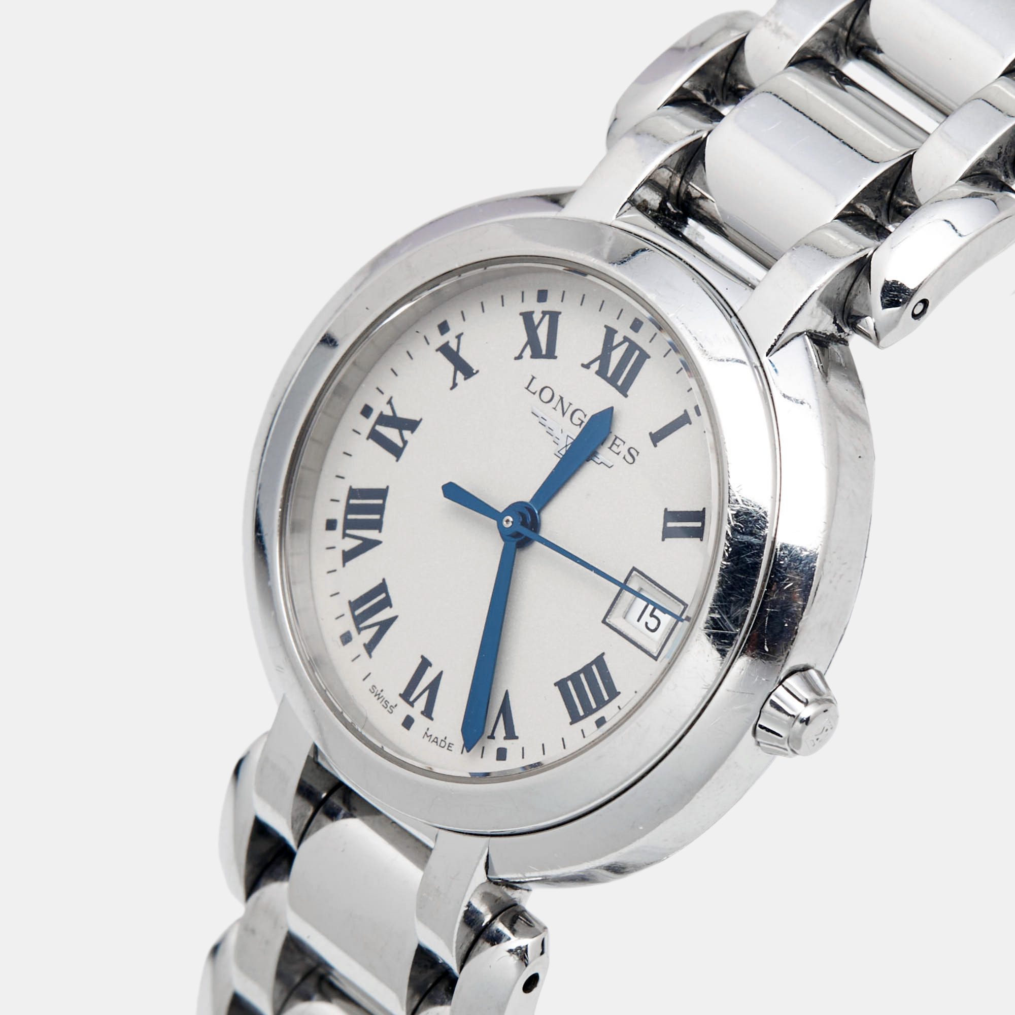 

Longines Silver Stainless Steel PrimaLuna L8.112.4.71.6 Women's Wristwatch