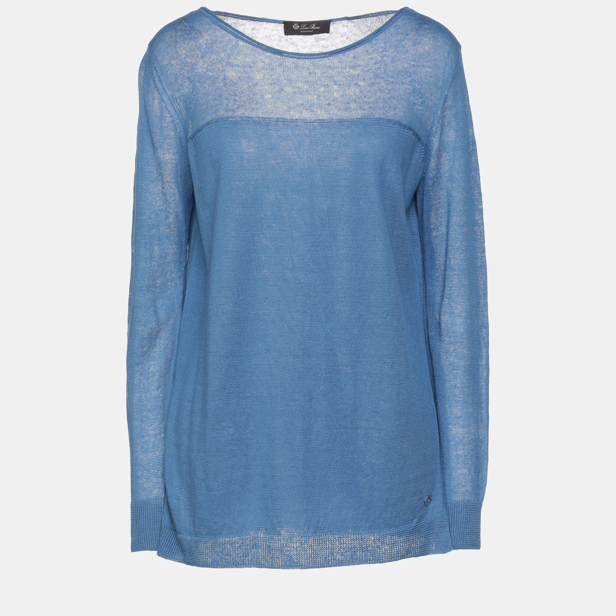 

Loro Piana Linen Sweater 36, Blue