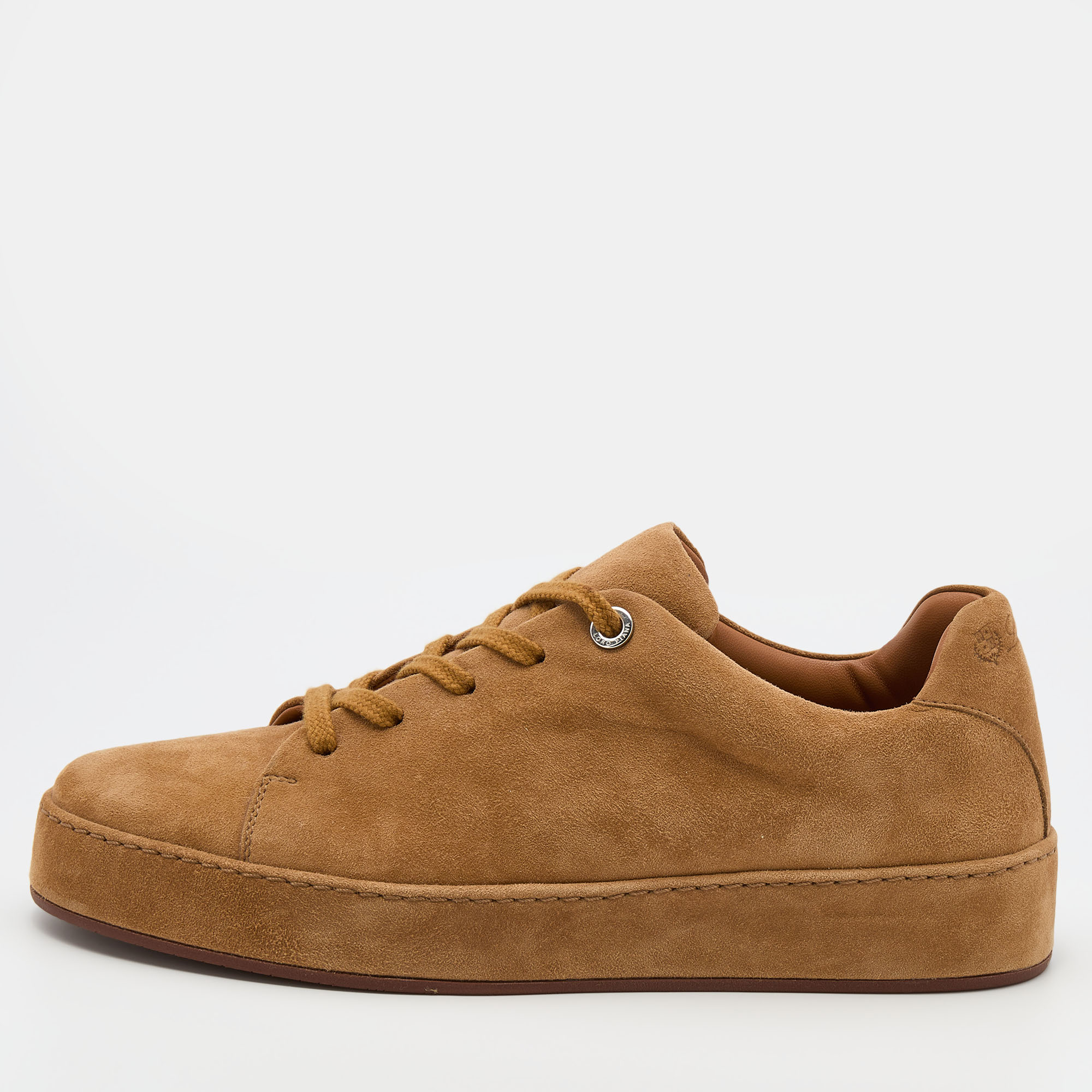 Pre Owned Loro Piana Brown Suede Nuages Low Top Sneakers Size 38