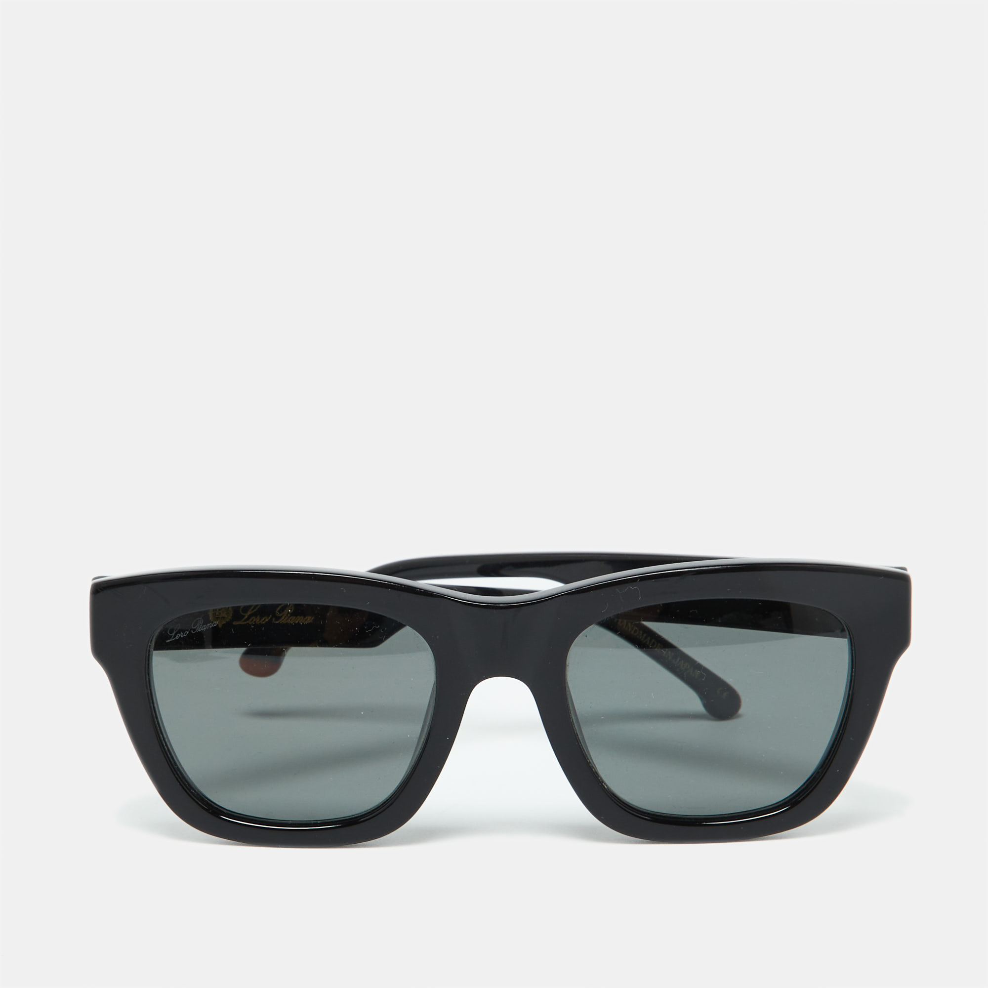 

Loro Piana Black/Grey FAL4920 Roaden Square Sunglasses