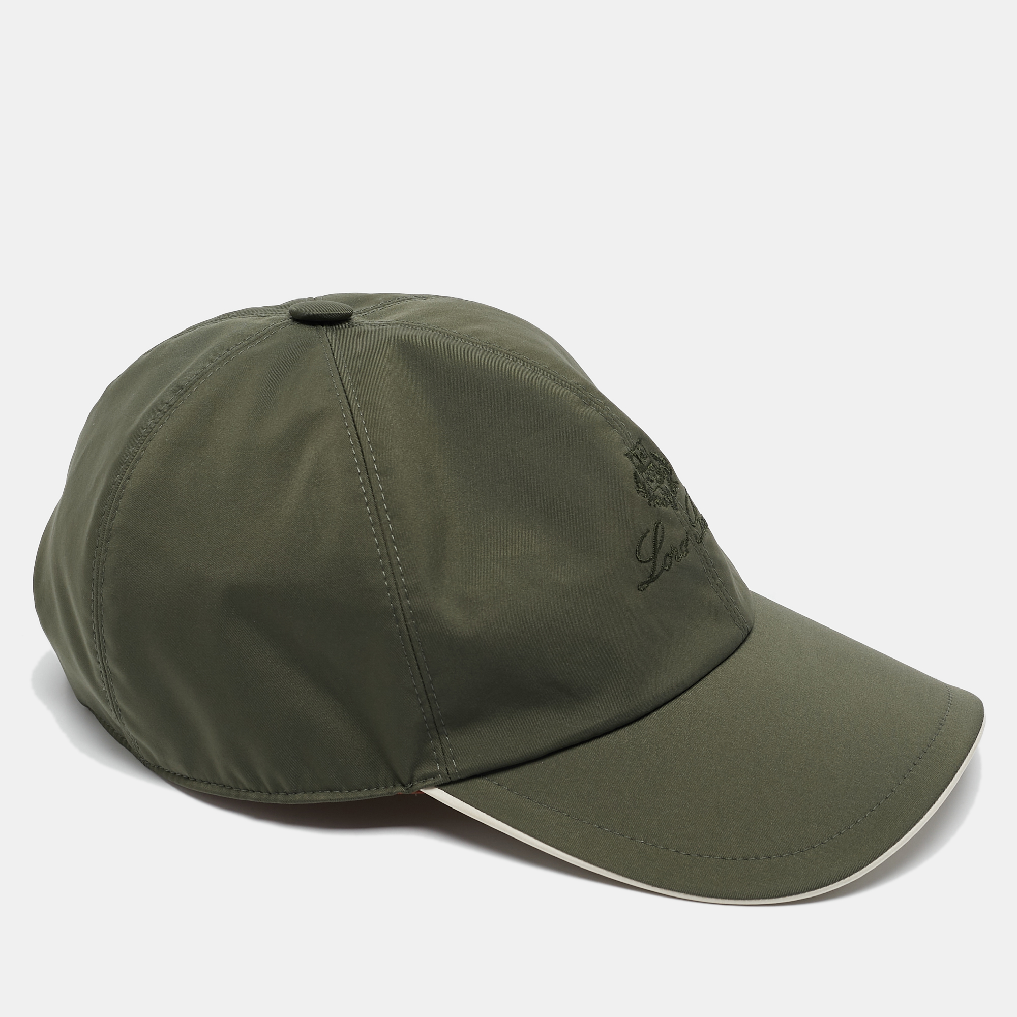 

Loro Piana Green Synthetic Baseball Cap S